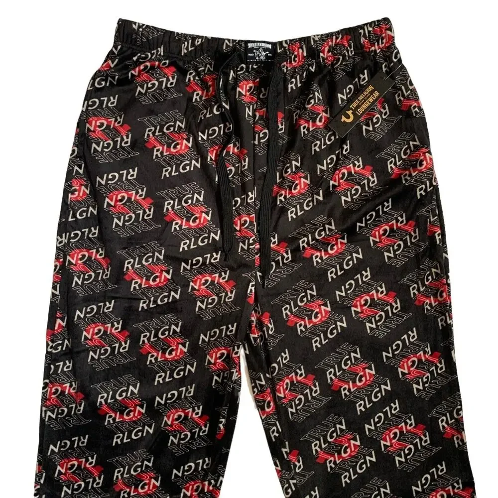 True Religion Men's Size L Loungewear Fleece Sweatpants Brand New With Tags